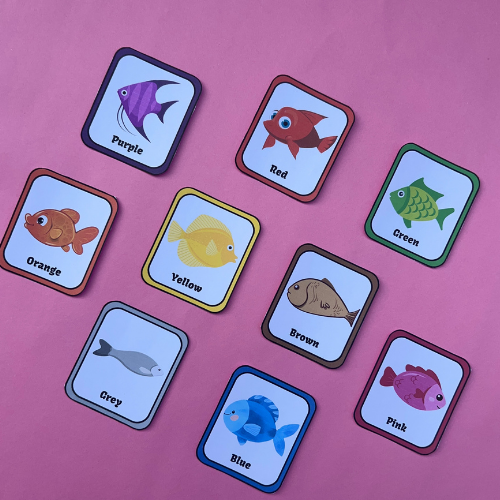 Fish Color Cards