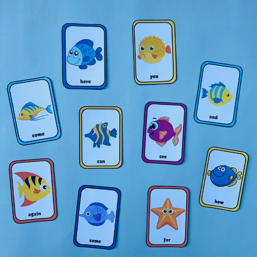 Fish Sight Word Cards