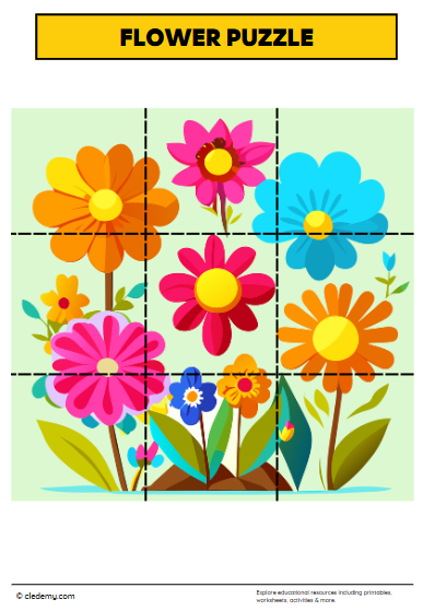 Flower Puzzle Challenge