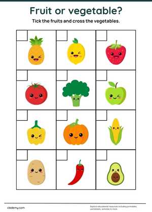 Fruit or Vegetable Can You Tell the Difference?