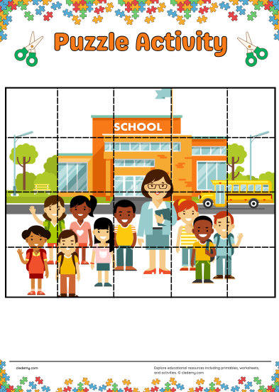 Fun Learning with School Puzzles