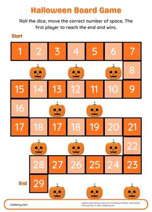 Pumpkin Path: Halloween Board Game!