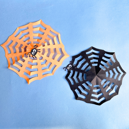 Halloween Paper Spider Web