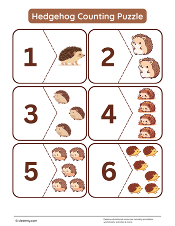 Hedgehog Counting Puzzle