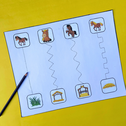 Horse Tracing Activity