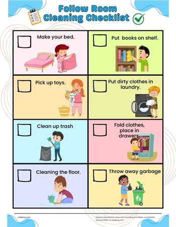 Keep Your Room Tidy with This Checklist