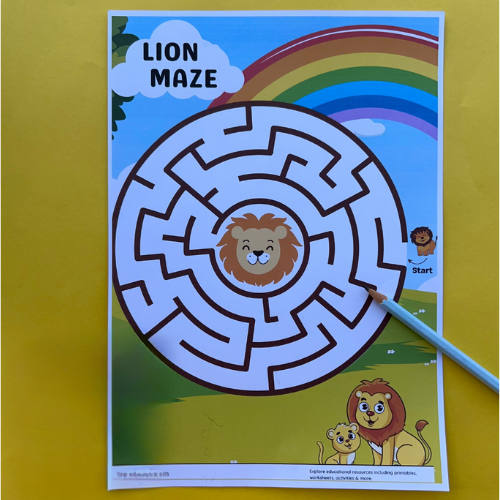 Lion maze