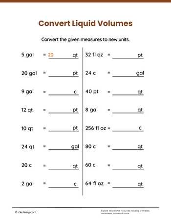 Convert Liquid Volumes