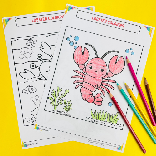 Lobster Coloring Page