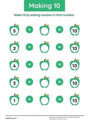 Making 10 with Simple Sums