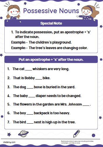 Making a Noun Possessive