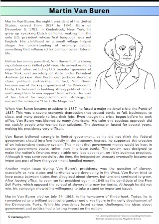 Martin Van Buren
