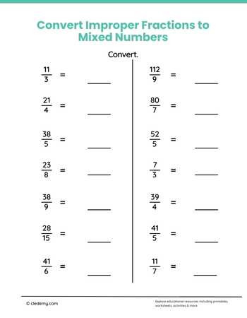 Mixed It Up with Fractions