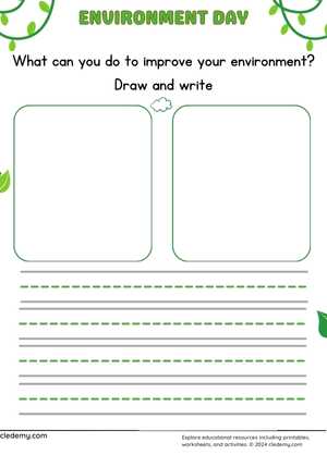 My Environment Day Action Plan