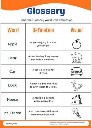 My Picture Dictionary: Learn New Words!