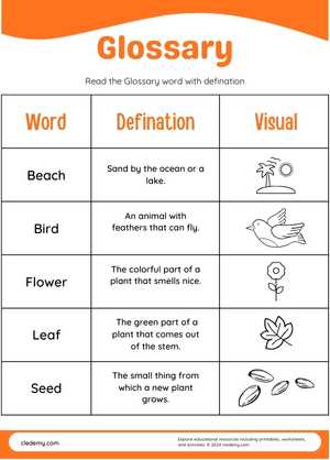 My Nature Glossary