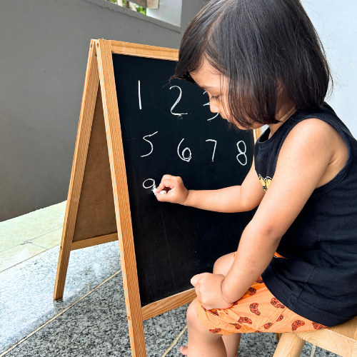 Number Writing On Easel