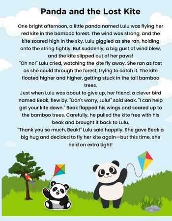Panda and the Lost Kite