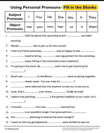worksheet