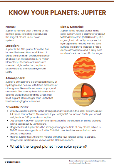 Know Your Planets: Jupiter