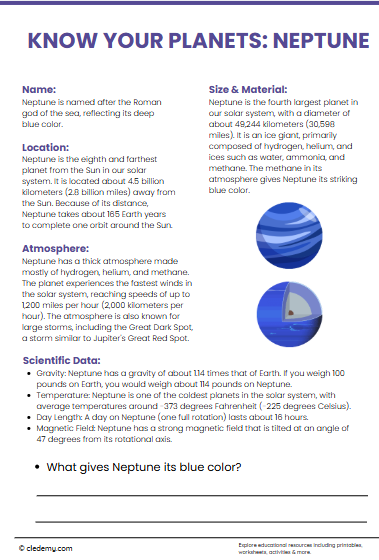 Know Your Planets: Neptune