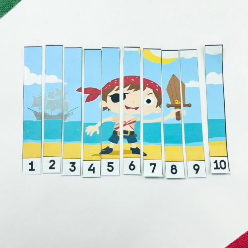 Puzzle Cutting Activity