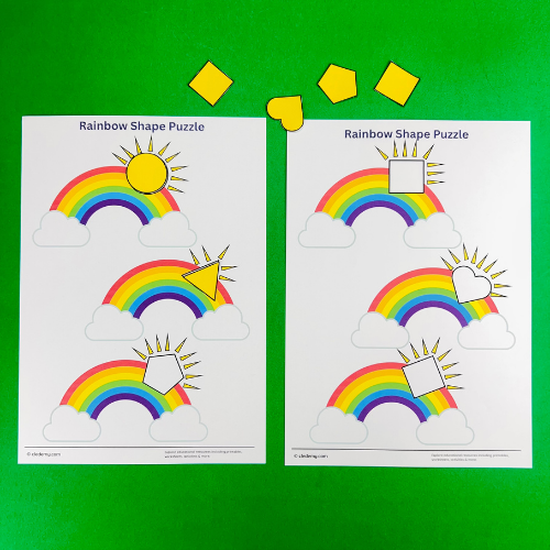 Rainbow Shape Puzzles