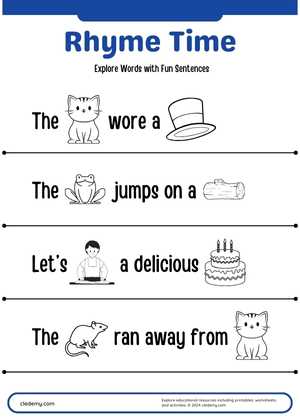 Fun Rhyming Words Practice