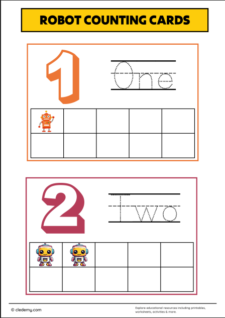 Robot Courting Cards