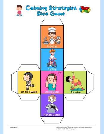 Roll and Relax Calming Dice Game