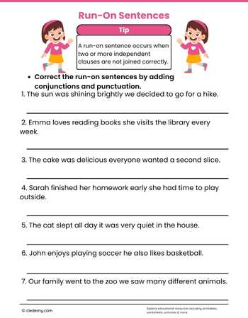 Run On Sentences