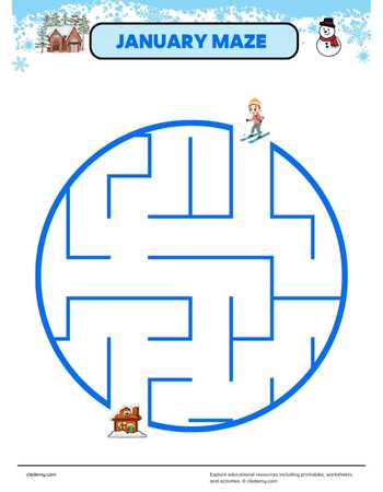 Solve the January Maze