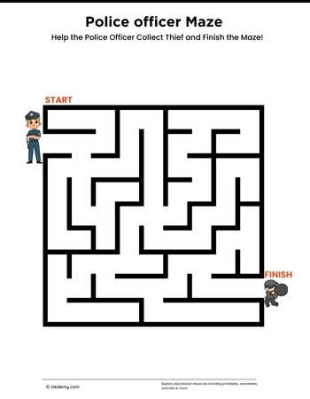 Solve the Police Maze