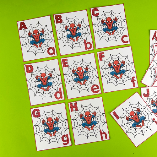 Spiderman Letter Card