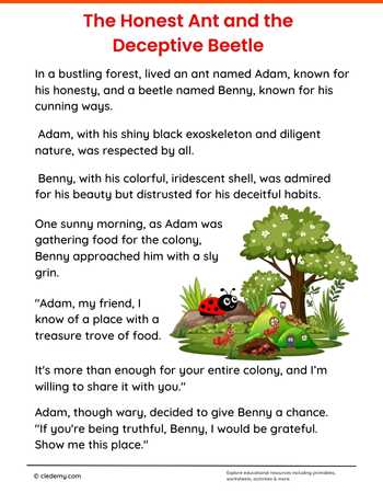The Honest Ant and the Deceptive Beetle