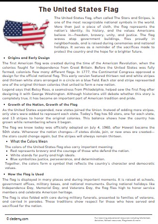 The United States Flag