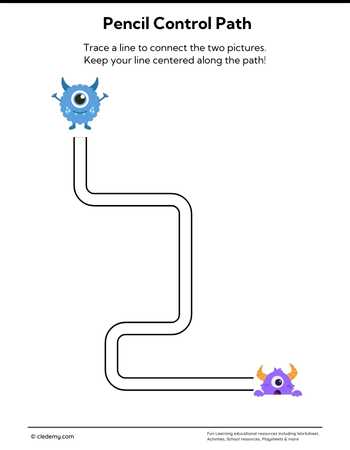 Trace the Path to the Monsters!