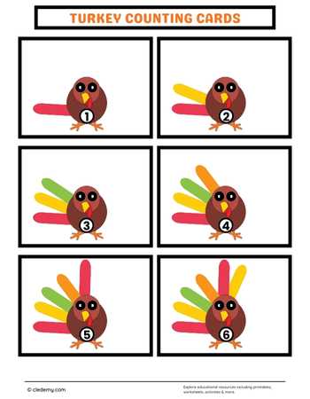 Turkey Counting Cards