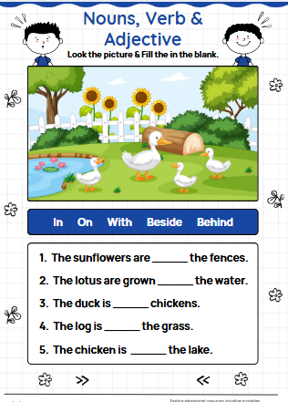 Understanding Prepositions And Location