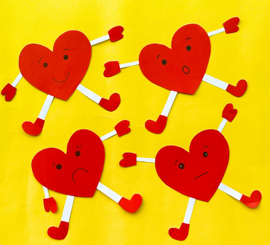 Valentine Emotions Hearts