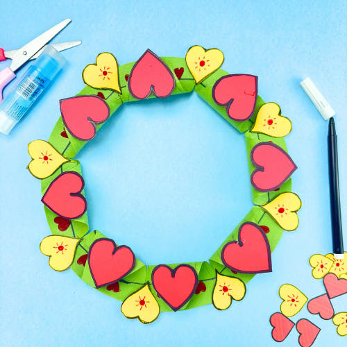 Valentine’s Heart Wreath