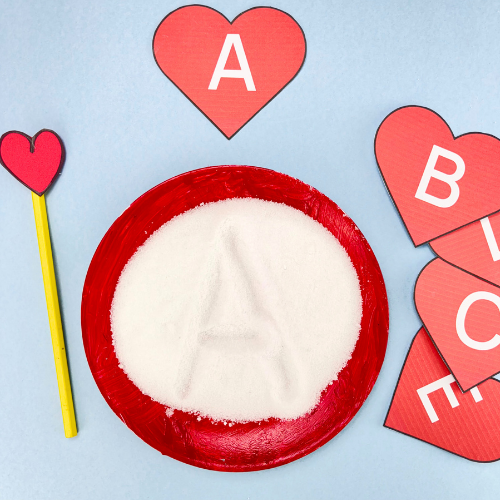Valentine’s Writing Tray