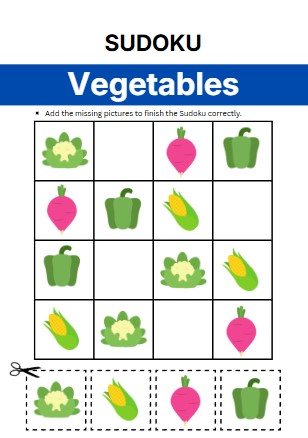 Vegetables Sudoku