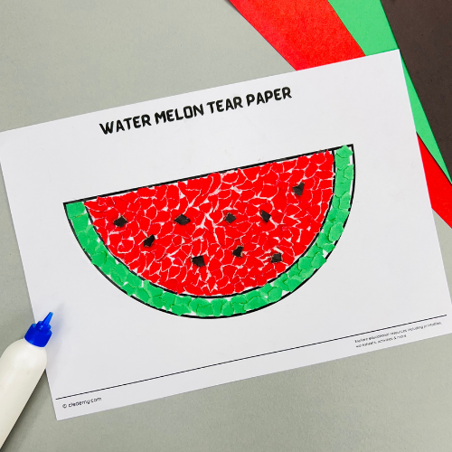 Water Melon Tear Paper