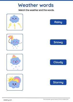 Learn Weather Words