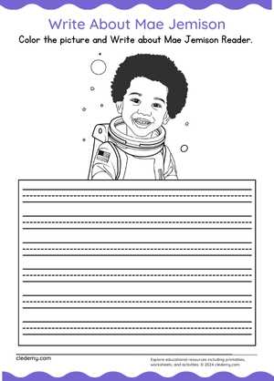 Write About Mae Jemison