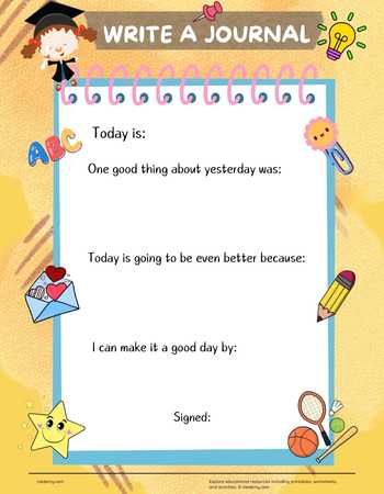 Write Your Daily Journal